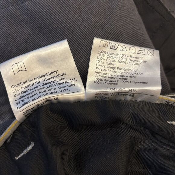 Jobman Workwear Mens pants Double Knee Handyman Work Painter Craftsman 34/30 - Picture 12 of 12